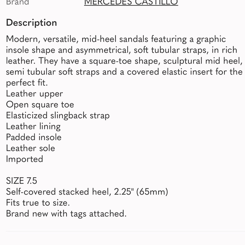 Mercedes Castillo Aline Slingback Heels - Picture 6 of 6